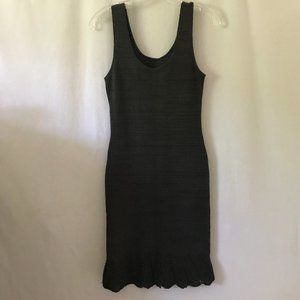 kd Dance Charcoal Gray Knit Dress